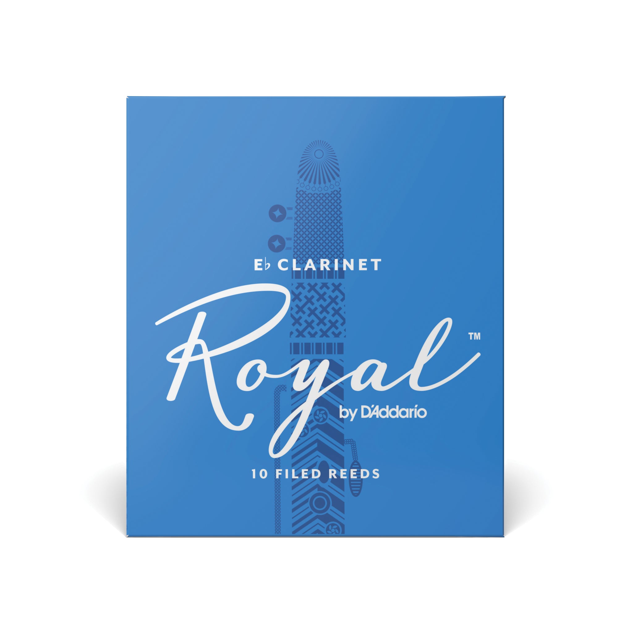 Royal by D'Addario Eb Clarinet Reeds, Strength 2.5, 10-pack