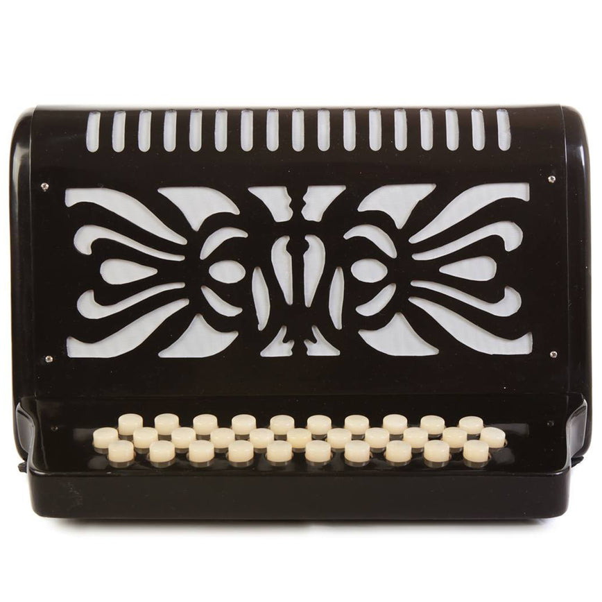 Rossetti 31 Button Accordion 12 Bass FBE Black