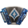 Rossetti 31 Button Accordion 12 Bass GCF Blue