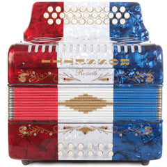 Rossetti 31 Button Accordion 12 Bass Usa GCF Flag