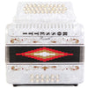 Rossetti 31 Button Accordion 12 Bass GCF White