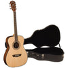 Washburn Apprentice Folk Acoustic Guitar Natural with case