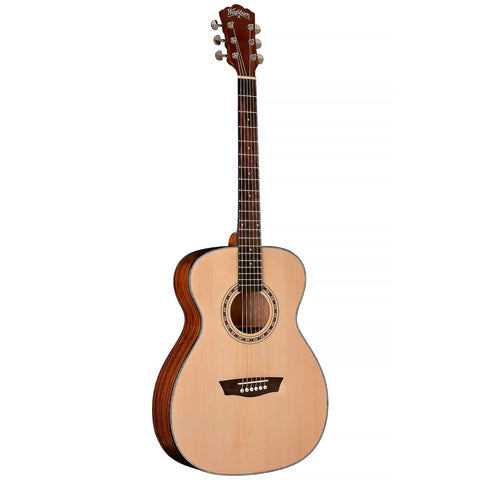 Washburn Apprentice Folk Acoustic Guitar Natural with case