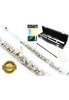 D'Luca 400 Series White 16 Closed Hole C Flute with Offset G and Split E Mechanism, PU Leather Case, Cleaning Kit and 1 Year Manufacturer Warranty
