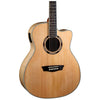 Washburn Apprentice GA Flame Maple Acoustic Guitar Natural with case