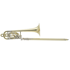 Bach Stradivarius 50B3 Bass Trombone With Dual Inline Rotary Valves