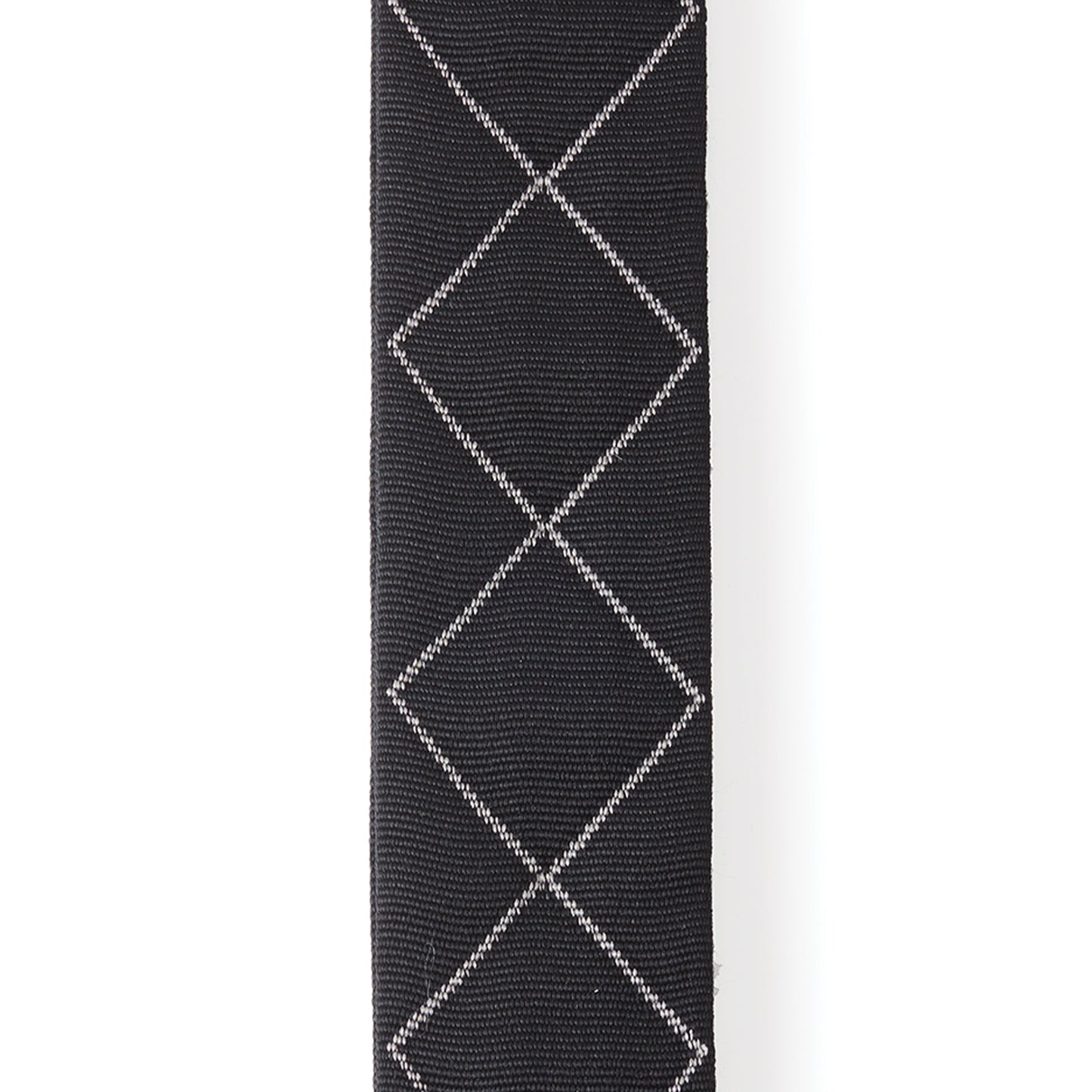 D'Addario Auto Lock Guitar Strap, Black Padded Diamonds