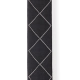 D'Addario Auto Lock Guitar Strap, Black Padded Diamonds