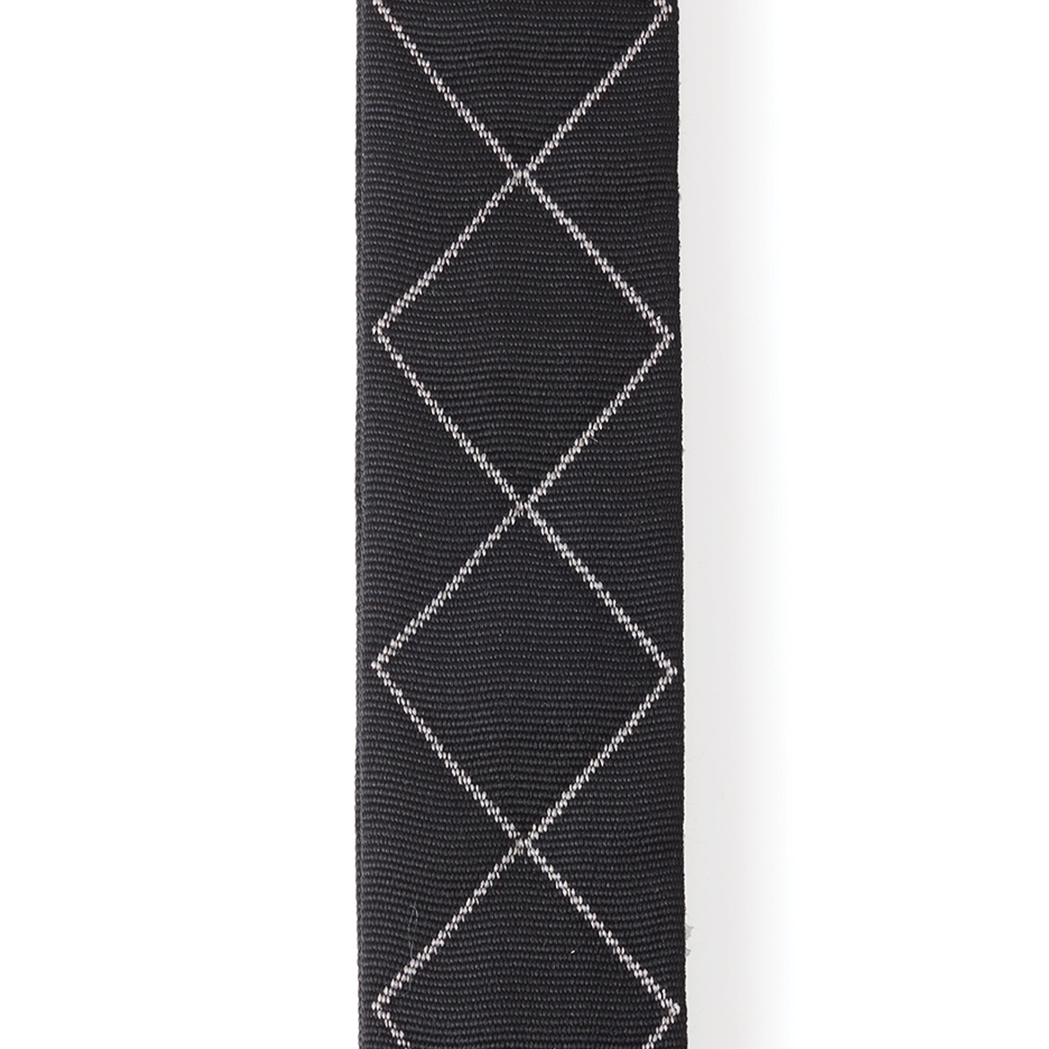 D'Addario Auto Lock Guitar Strap, Black Padded Diamonds