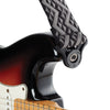 D'Addario Auto Lock Guitar Strap, Black Padded Geometric
