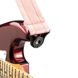 D'Addario Auto Lock Guitar Strap, New Rose