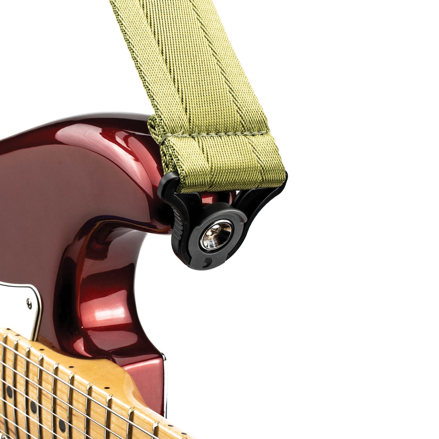 D'Addario Auto Lock Guitar Strap, Moss