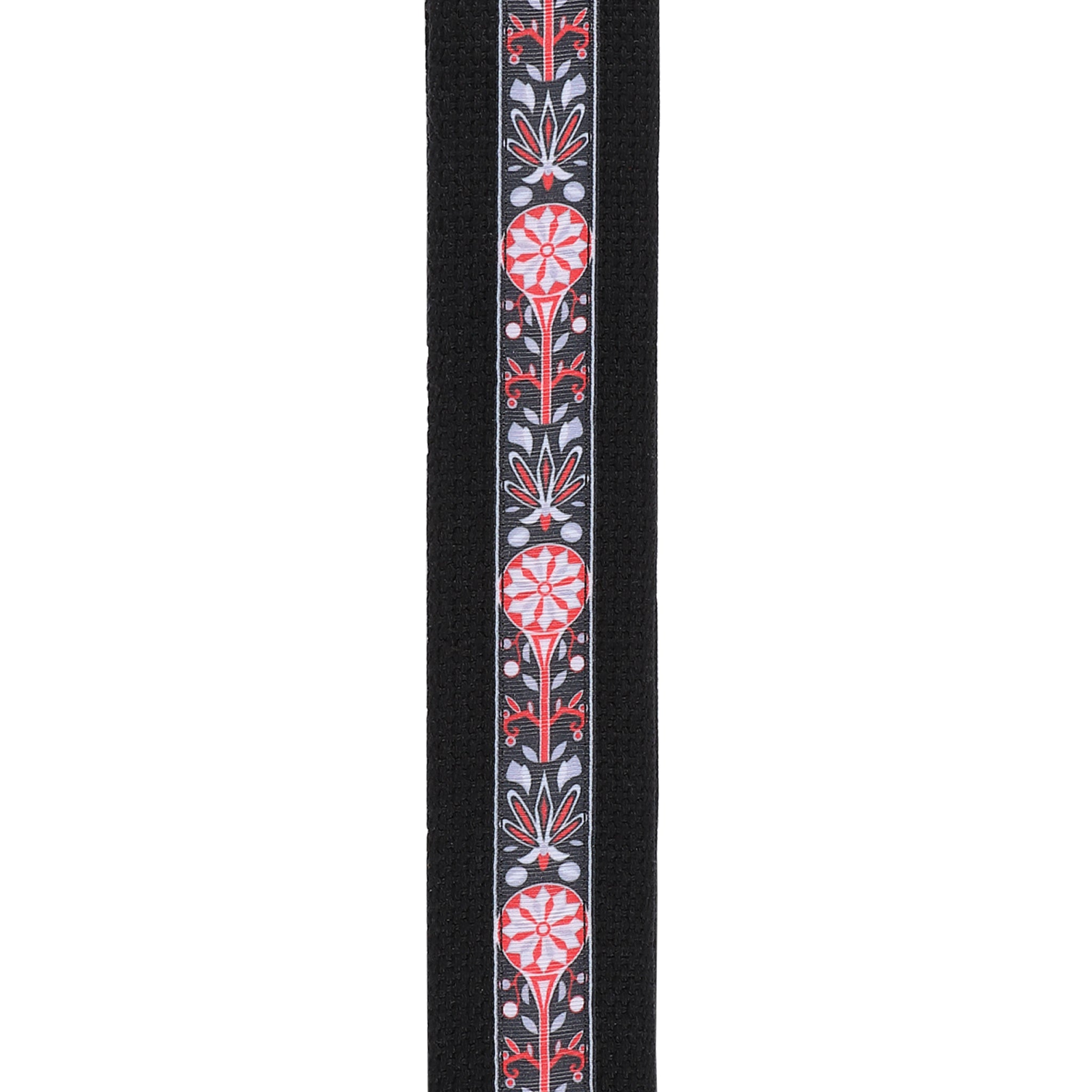 D'Addario Deluxe Cotton Guitar Strap, Black