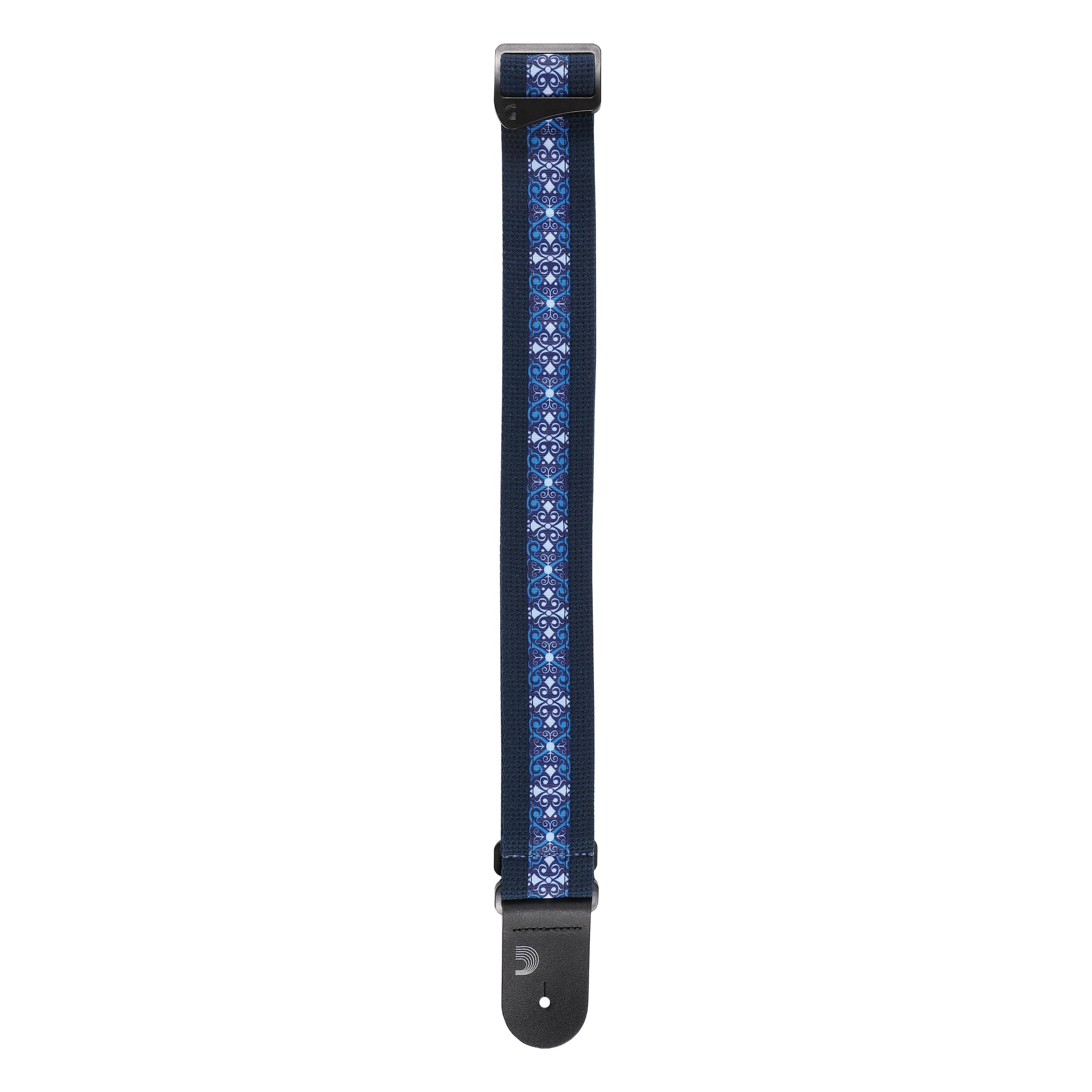 D'Addario Deluxe Cotton Guitar Strap, Blue