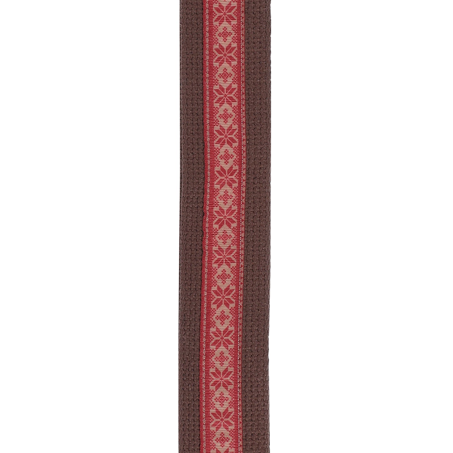 D'Addario Deluxe Cotton Guitar Strap, Brown