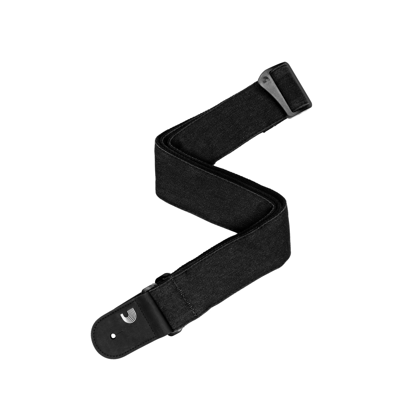 D'Addario Denim Guitar Strap, Black
