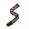 D'Addario Hot Rod Flame Guitar Strap, Red