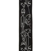 D'Addario Joe Satriani Guitar Strap, Silver Sketches