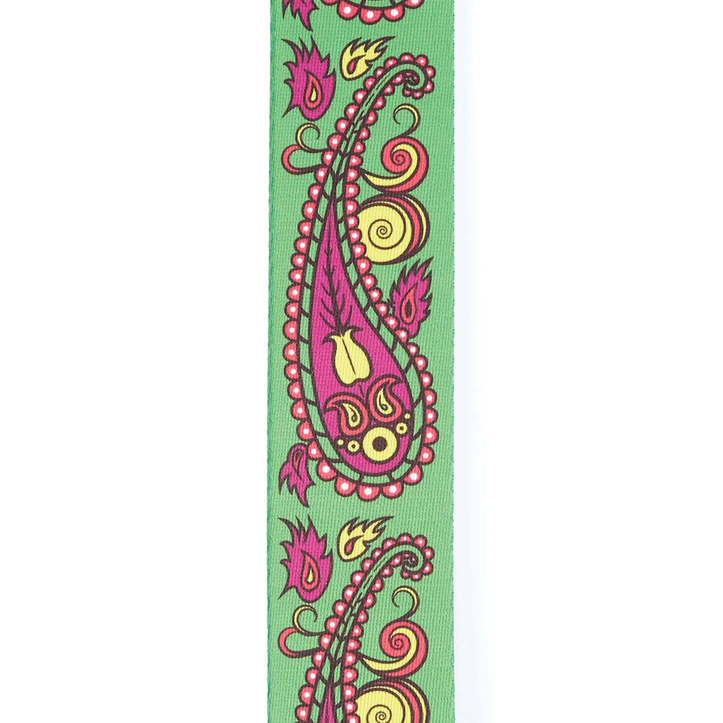 D'Addario Joe Satriani Guitar Strap, Paisley Green