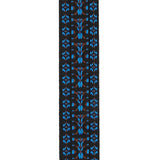 D'Addario Acoustic Quick Release Guitar Strap, Hootenanny Blue