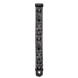 D'Addario Joe Satriani Planet Lock Guitar Strap, Skull N Bones