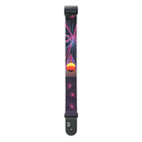 D'Addario Outrun Polyester Guitar Strap, Neon Stars