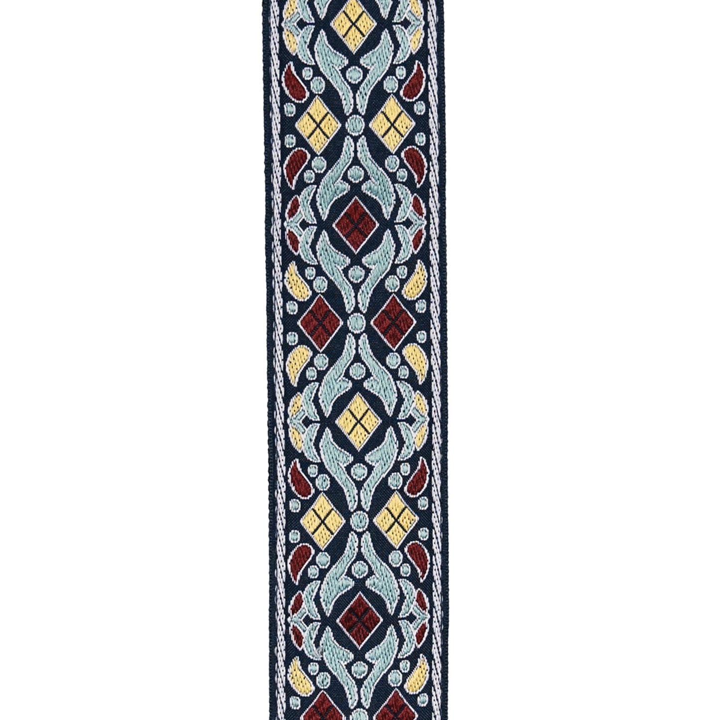 D'Addario Eco-Comfort Jacquard Woven Guitar Strap, Navy