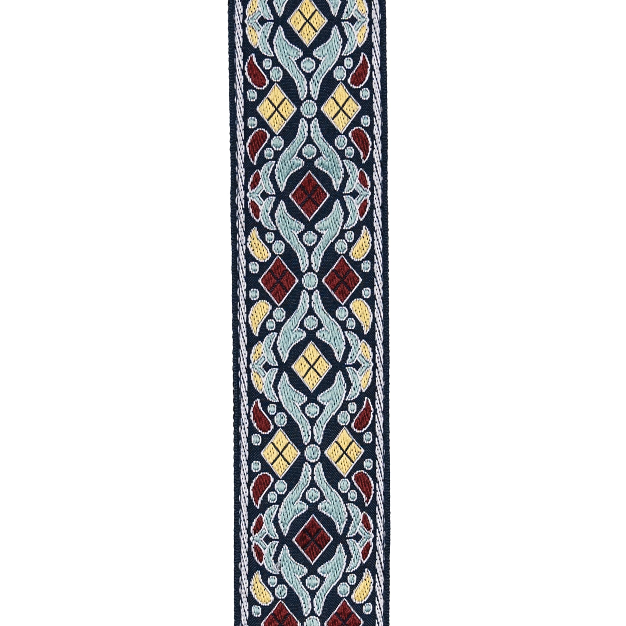 D'Addario Eco-Comfort Jacquard Woven Guitar Strap, Navy