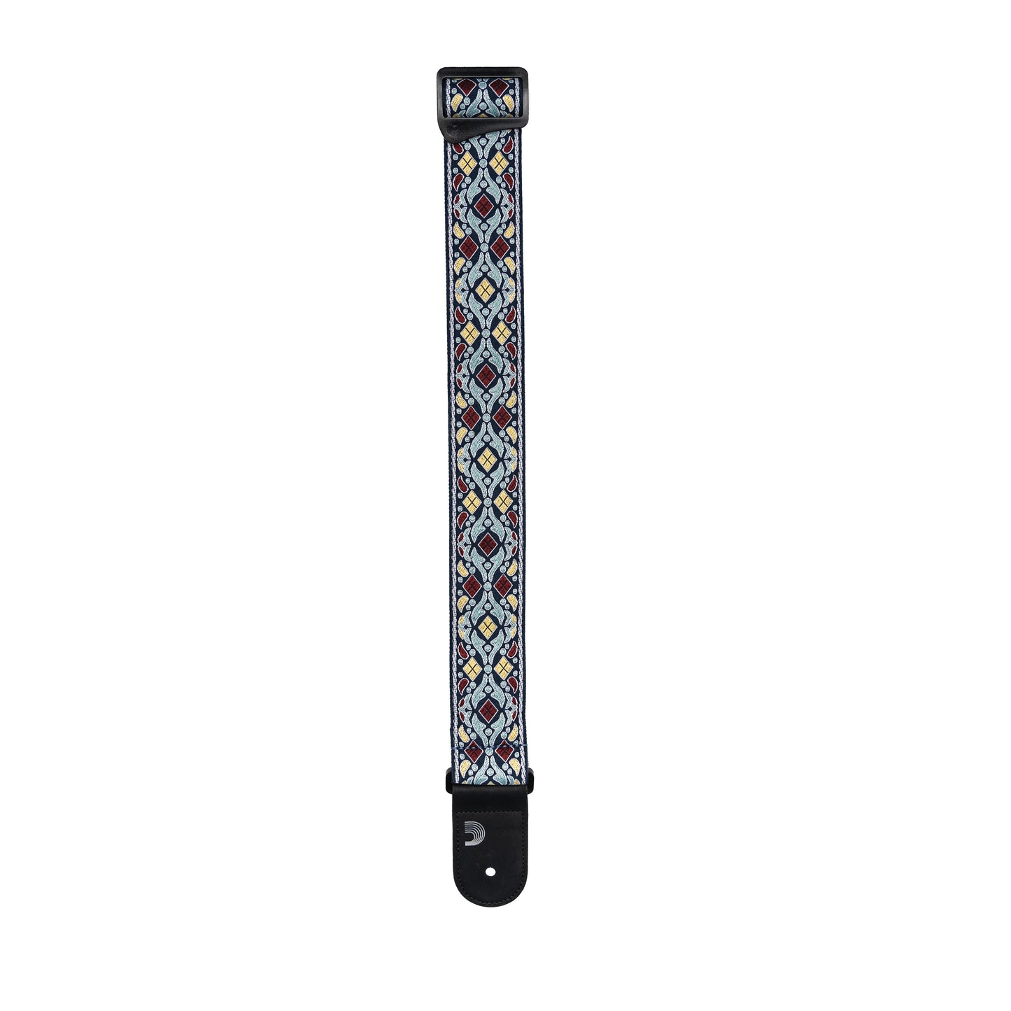 D'Addario Eco-Comfort Jacquard Woven Guitar Strap, Navy