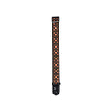 D'Addario Eco-Comfort Woven Guitar Strap, Brown & Orange