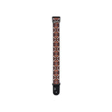 D'Addario Eco-Comfort Woven Guitar Strap, Red & Orange