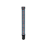 D'Addario Eco-Comfort Woven Guitar Strap, Blue & Orange