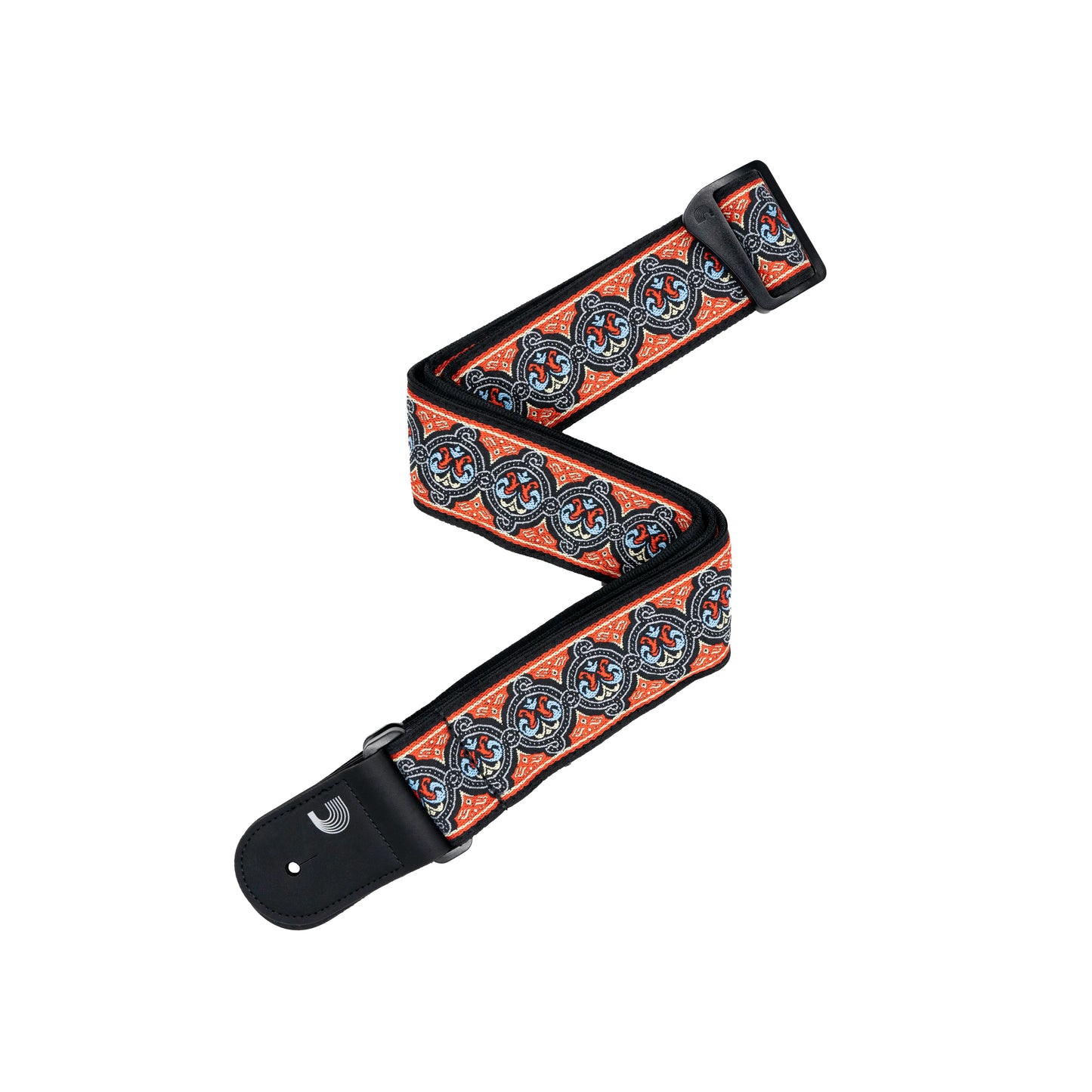 D'Addario Eco-Comfort Woven Guitar Strap, Orange
