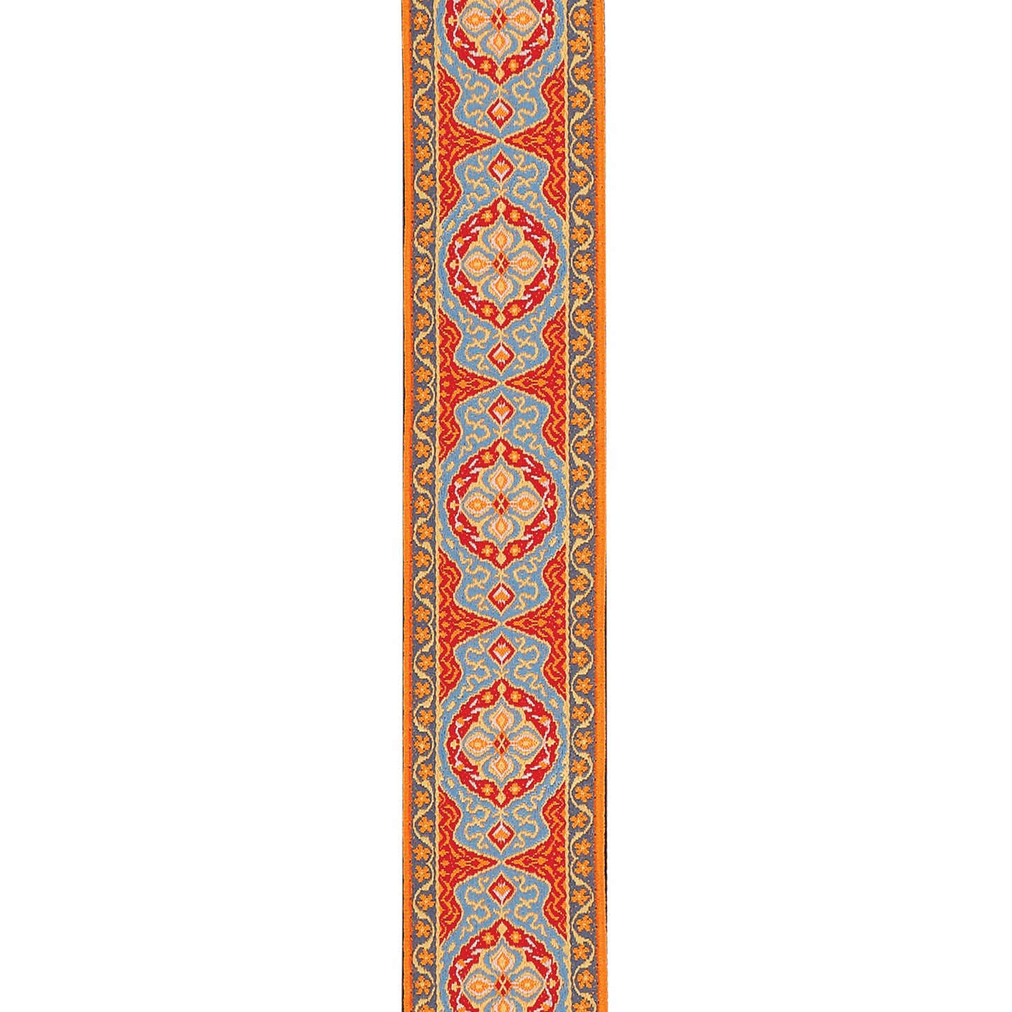 D'Addario Eco-Comfort Persian Woven Guitar Strap, Orange