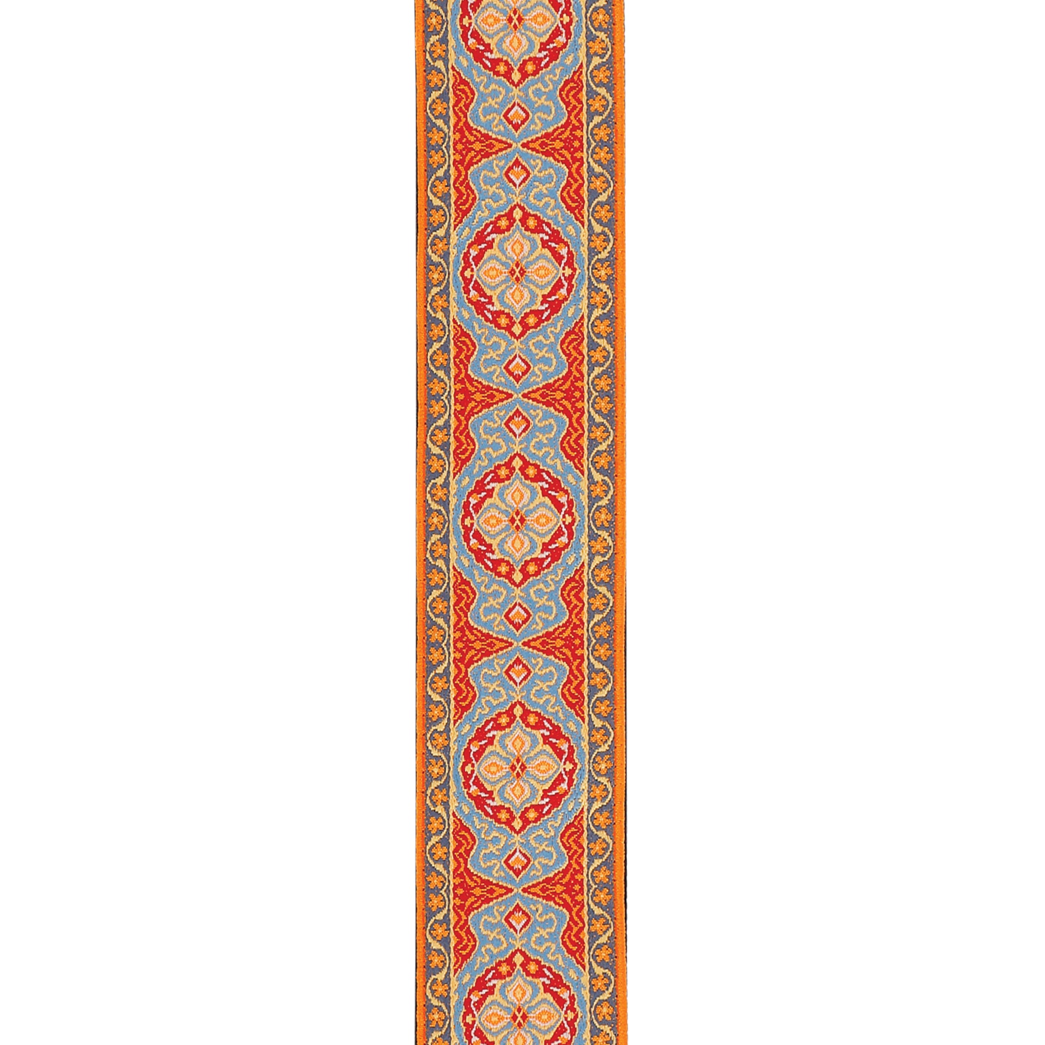 D'Addario Eco-Comfort Persian Woven Guitar Strap, Orange