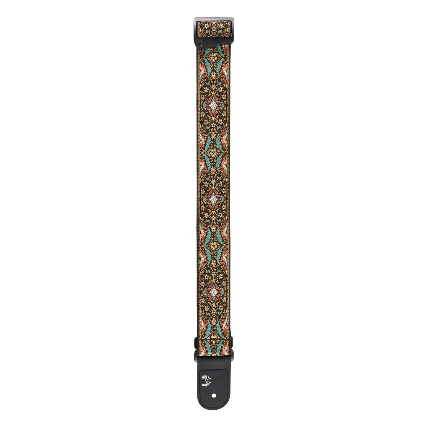 D'Addario Eco-Comfort Persian Woven Guitar Strap, Black