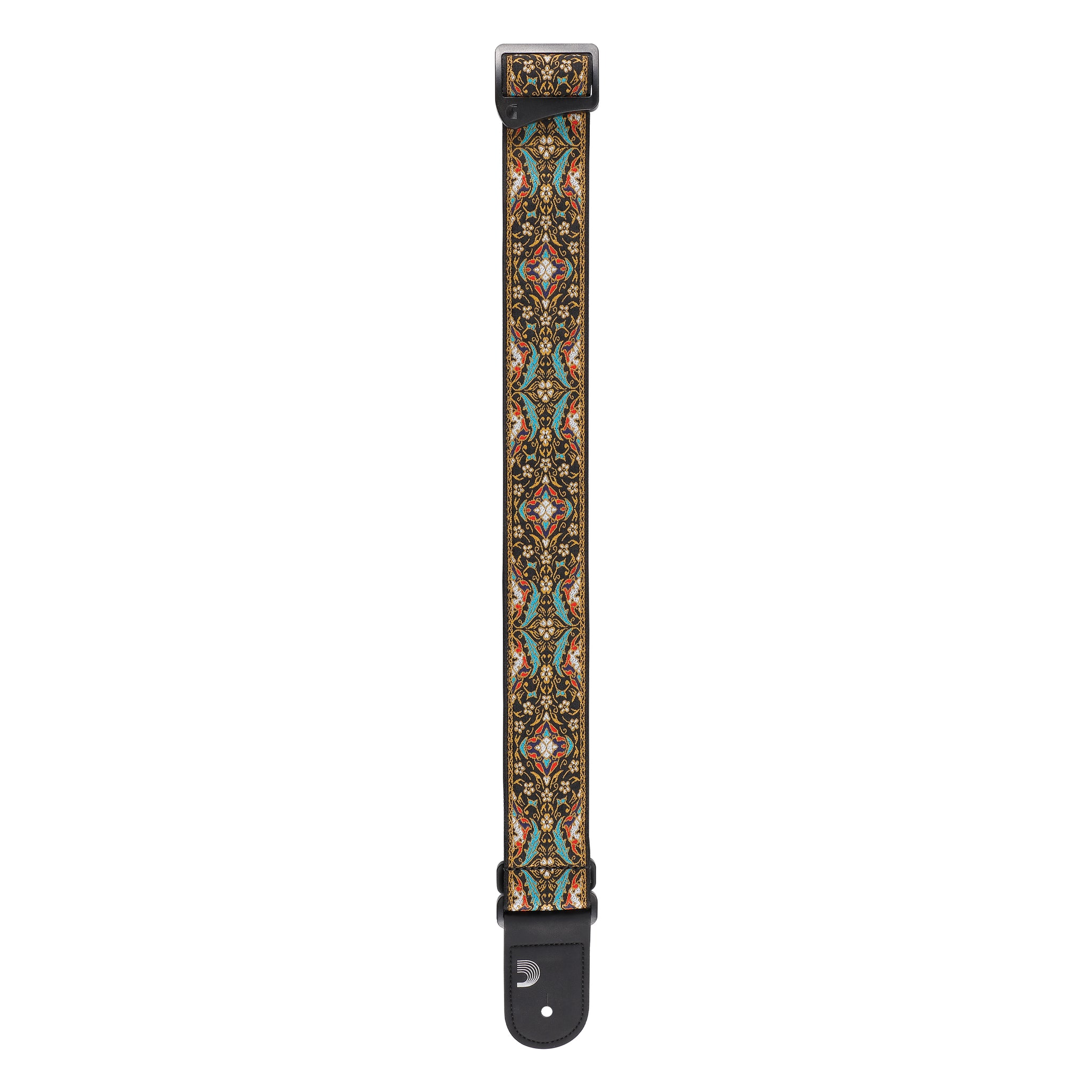D'Addario Eco-Comfort Persian Woven Guitar Strap, Black