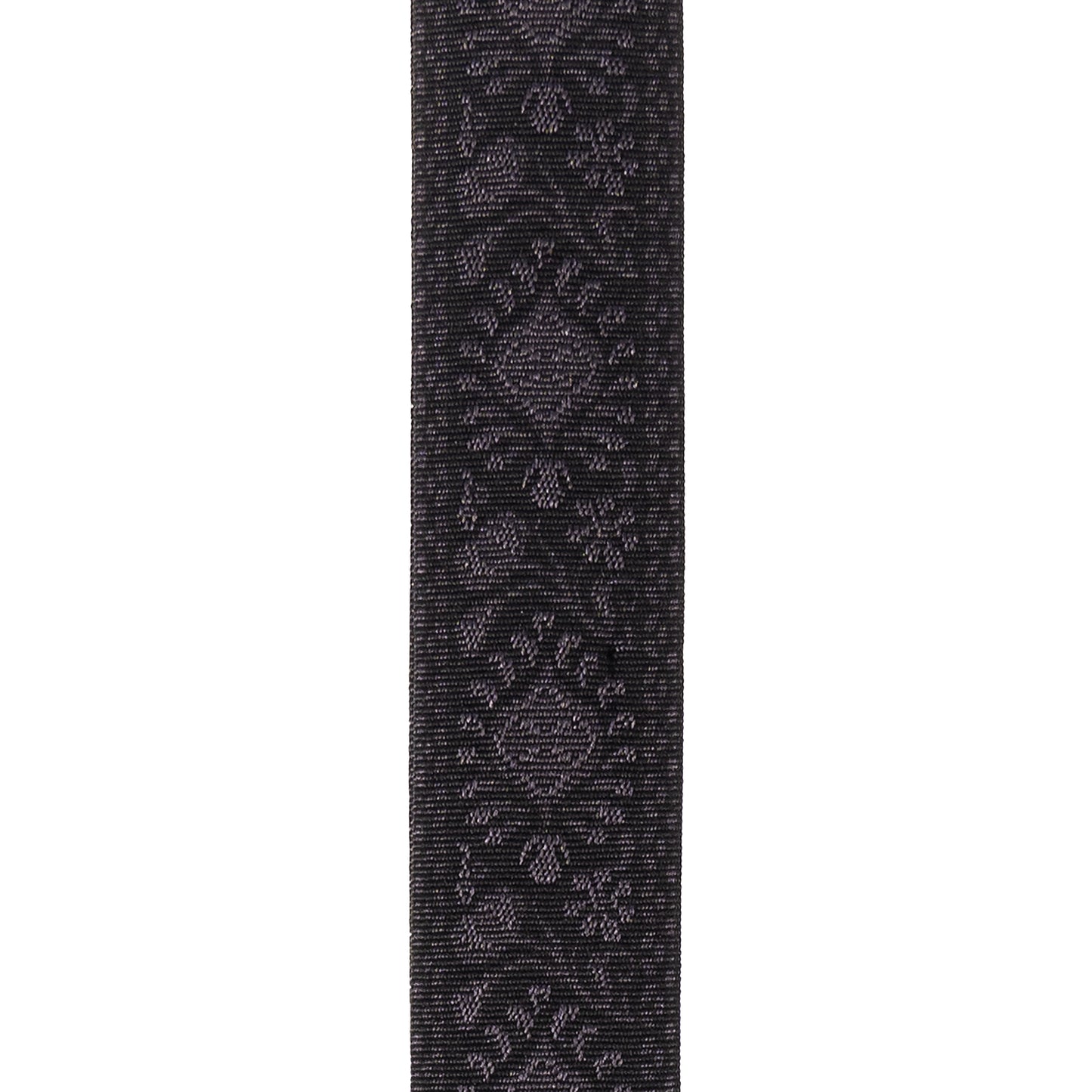 D'Addario Pad Lock Woven Guitar Strap, Monterey Black Tubular