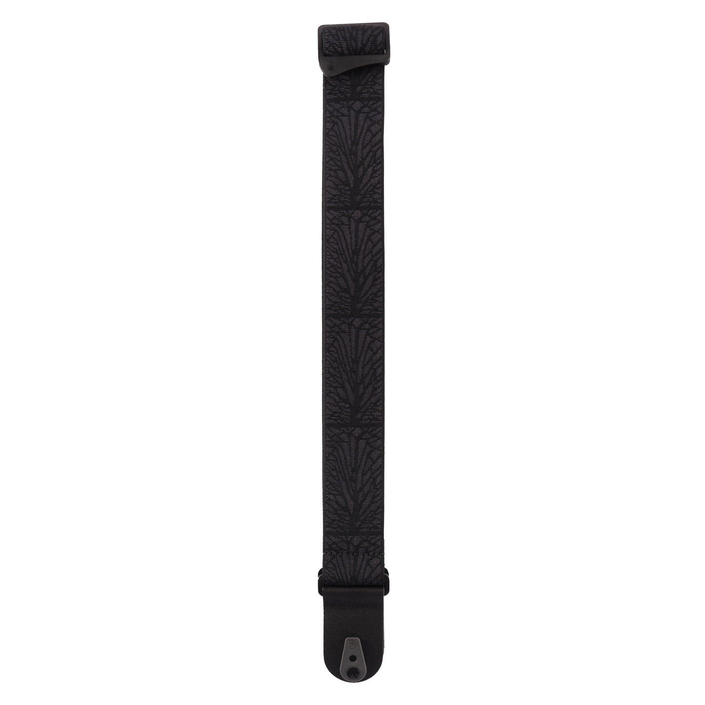 D'Addario Pad Lock Woven Guitar Strap, Lightning Black Tubular