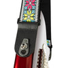D'Addario Pad Lock Woven Guitar Strap, Parallel Flowers