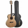 Washburn Apprentice GA Flame Maple Acoustic Guitar Natural with case