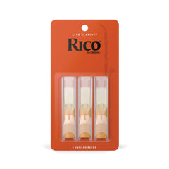 Rico by D'Addario Alto Clarinet Reeds, Strength 2.5, 3 Pack