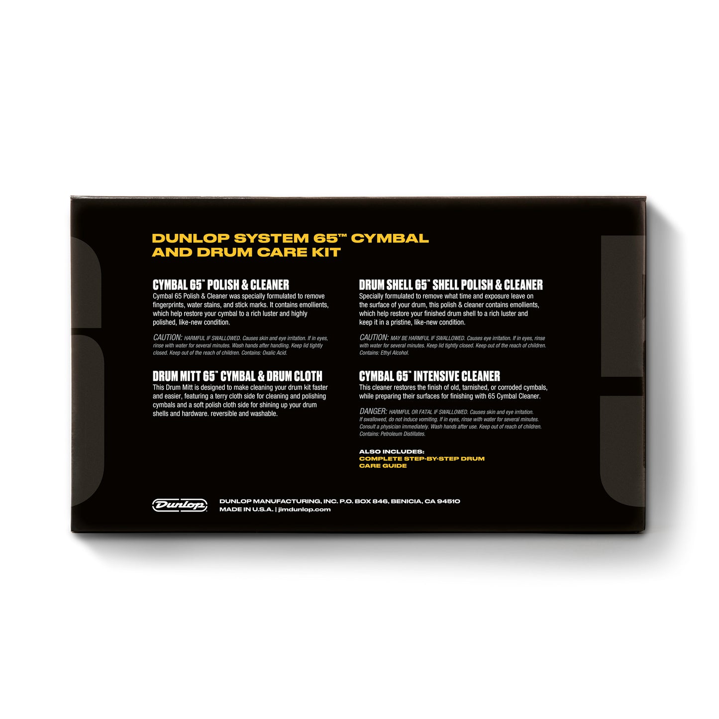 Dunlop 6400 System 65 Cymbal And Drum Care Kit