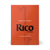 Rico by D'Addario Bass Clarinet Reeds, Strength 3.5, 10 Pack