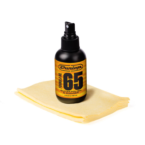 Dunlop 654C Formula 65 Guitar Polish And Cleaner With Cloth