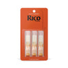 Rico by D'Addario Alto Clarinet Reeds, Strength 2, 3 Pack