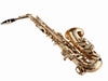 Fever Beginner Student Eb Alto Saxophone Gold with Case