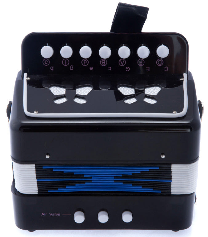 D’Luca Child Button Accordion Black