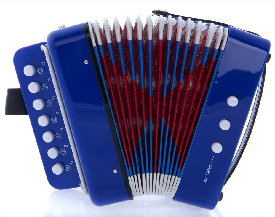 D’Luca Child Button Accordion Blue