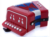 D’Luca Child Button Accordion Red